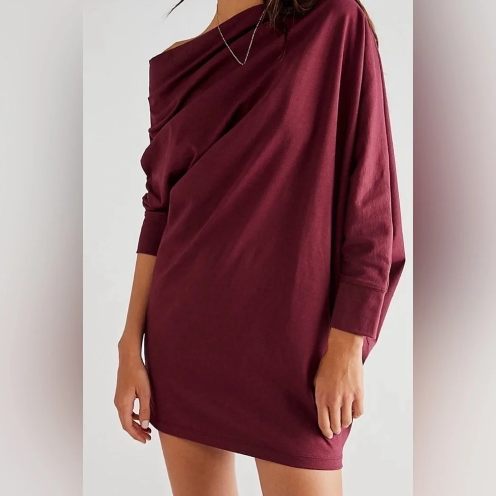 FP Beach Modern Mini Dress by at Free People, Coral Flame, XS - Picture 2 of 7